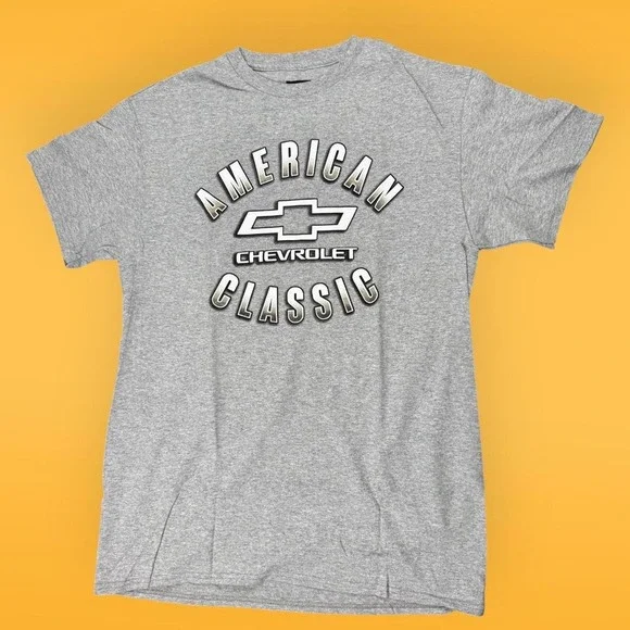 Chevrolet American Classic‎ Graphic T Shirt Grey Size M GM Licensed - Picture 2 of 6
